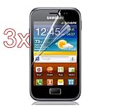 HK 3X Anti Glare Matte Screen Protector Film for Samsung Galaxy Ace Plus S7500 (3 pack)