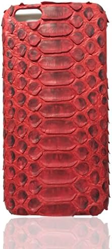iOuBuy Python Skin Luxury Leather Case for iPhone 6 Plus 5.5 Inch (Red)