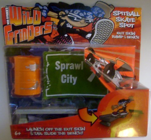 Spitball Skate Spot: Exit Sign Ramp & Bench