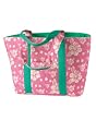 Reversible Printed Terry-Lined Tote