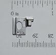 Merrow A-106-23 Presser Foot Finger Stub 1/8 Wide Tape