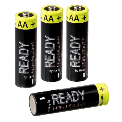Hama Ready 4 Power NiMH Akkus AA Mignon 2100 mAh 4er Pack