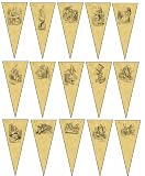 Alice in Wonderland themed bunting