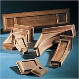 Cherry, 2-3/4''D x 3'' W x 6'' H Small Mission Corbel