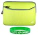 Non-OEM Amazon Kindle DX 9.7 Dual-Pocket Sleeve Case - Neon Green