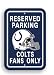 NFL Indianapolis Colts Plastic Parking Sign