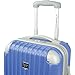 Travelers Club Chicago Hardside Expandable Spinner Luggage, Blue/Grey, Carry-On 20-Inch