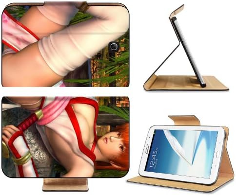 3D View Kasumi Artwork Huge Boobs Swords Samsung Galaxy Note 8 GT-N5100 GT-N5110 GT-N5120 Flip Case Stand Magnetic Cover Open Ports Customized Made to Order Support Ready Premium Deluxe Pu Leather 8 7/16 Inch (215mm) X 5 11/16 Inch (145mm) X 11/16 Inch (17mm) MSD Note 8 cover Professional Note8 Cases Note_8 Eight Accessories Graphic Background Covers Designed Model Folio Sleeve HD Template Designed Wallpaper Photo Jacket Wifi Protector Tablet