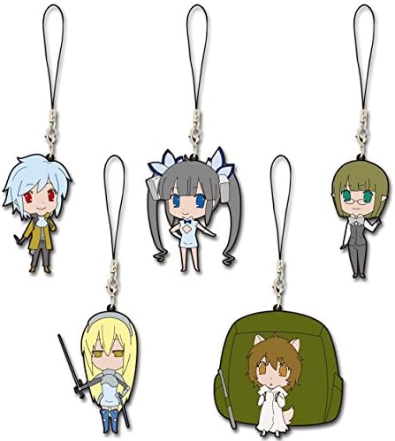 Minnano-Kuji Is It Wrong to Try to Pick Up Girls in a Dungeon G Award queue Rubber strap 5set