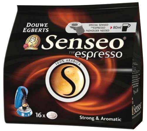 Senseo Espresso Kaffee-Pads, 16 Pads, 111 g