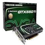 IMAGE OF EVGA GeForce GTX 550 Ti FPB 1024 MB GDDR5 PCI Express 2.0 2DVI/Mini-HDMI SLI Ready Graphics Card, 01G-P3-1556-KR