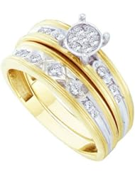 0.26CT DIAMOND FASHION TRIO SET