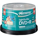 Memorex 16x DVD+R Light Scribe 50 Pack (32025431)