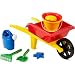 Androni 7136235 - Schubkarre aus Plastik, 70 cm, gef�llt mit 8 Sandelartikeln, 2-fach sortiert