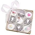 Good Fortunes® Wedding Box of 9 Chocolate Oreos - Dark/ White Chocolate