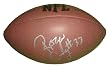 Roger Craig Autographed NFL Wilson Composite Football, San Francisco 49ers, Minnesota Vikings, Proof Photo