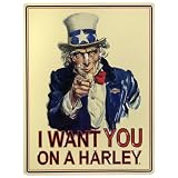 Uncle Sam I Want You Harley-Davidson® Sign
