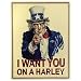Uncle Sam I Want You Harley-Davidson&reg; Sign