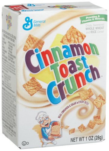 General Mills Cinnamon Toast Crunch Cereal, 1-Ounce Single Serve Box (Pack of 70) by General Mills