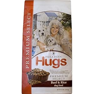 Paula Deen by Hugs Premium Select Dog Food, Beef and Rice, 4.5 lb
