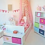 Kinderbett Jugendbett PRETTY 200x90cm, weiß