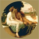 Acme And Septimus - Canvas by Frederick Lord Leighton. Art Print Poster 36 inches width by 36 inches height. Highest Quality Art Poster Print