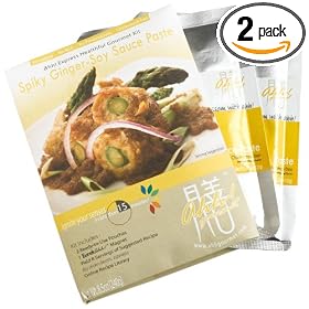 Ahh! Gourmet Spiky Ginger-Soy Sauce Paste,  All-Natural Cooking Kits in Shelf-Stable Retort Pouches, 8.5-Ounce Unit (Pack of 2)