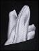 Apparel : Classic Light Grey Silk Handkerchief, 100% Silk - by Royal Silk