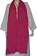 Women Cotton Scarf Tie and Dye Accessory 88 x 40 inches