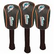 NFL Miami Dolphins Set of 3 Mesh Barrel Headcovers