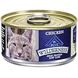 Blue Buffalo Wilderness Grain Free Canned Cat Food, Chicken Recipe (Pack of 24 3-Ounce Cans)