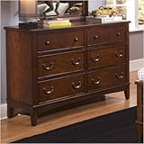 IMAGE OF Chelsea Square Youth Bedroom Double Dresser in Burnished Tobacco