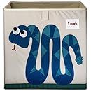 3 Sprouts Storage Box, Snake, Blue
