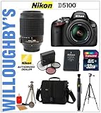 Nikon D5100 16.2MP CMOS Digital SLR Camera with 18-55mm f/3.5-5.6 AF-S DX V ....