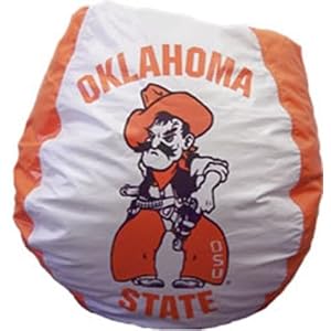 Bean Bag - Oklahoma St. - Orange White by Bean Bag Boys