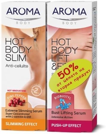 SET ANTICELULITE serum and serum for Breast Shaping AROMA HOT BODY by Aroma Hot Body Slim