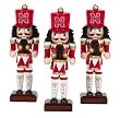 Nebraska Cornhuskers Nutcracker Ornaments 3pk NCAA College Athletics Fan Shop Sports Team Merchandise