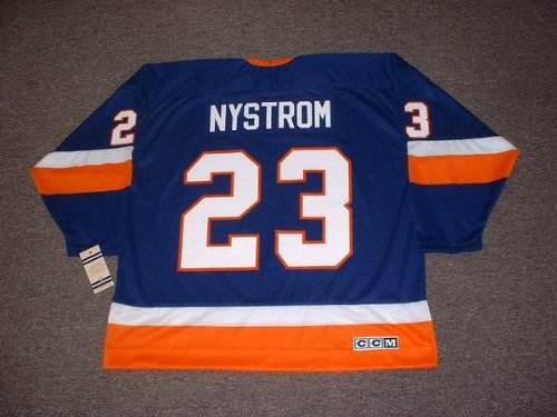 Buy BOB NYSTROM New York Islanders 1983 CCM Vintage Throwback Away NHL Hockey Jersey