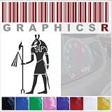 Sticker Decal Graphic - Egyptian Seth Chaos Hieroglyphs Egypt A77