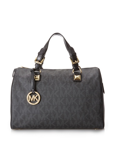 Michael Kors Grayson Large Satchel in Black