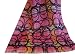 Coach Pink Black Plaid Tartan Guaze Signature Scarf 98762