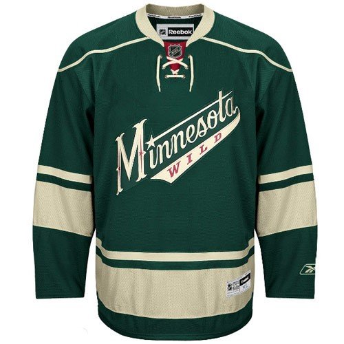NHL Men's Minnesota Wild Reebok Edge Premier Team Jersey - 7185A5Ckhpjmwi (Green, X-Large)