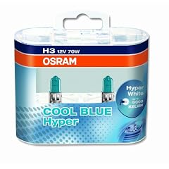 Osram 62151CBHDUO Lampe, Hyper 'Cool Blue', H3, 12V/55W, PK22s, 2 St�ck im Blister