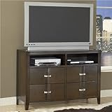 Modus Furniture 1U2689 Perimeter Media Chest, Chocolate Brown