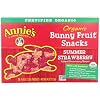 Annie's Homegrown Summer Strawberry Organic Bunny Fruit Snacks, 4-Ounce Boxes (Pack of 4)