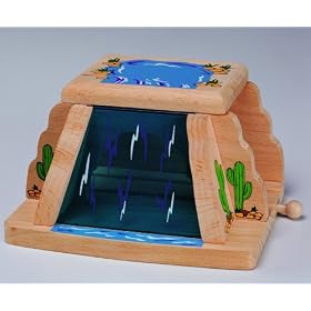 Nuchi Wooden Railway ~ Waterfall Tunnel by Nuchi
