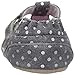 Robeez Girls' Scarlett Sneaker, Silver, 12-18 Months M US Infant