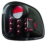 Ford 1997-2003 F150 / F250 LD Tail Lamps/ Lights, LED Bermuda Black Flareside, W/O Lightning, Crewcab, Supercab Euro Performance 1 SET RH & LH 1997,1998,1999,2000,2001,2002,2003