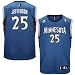 Search : Al Jefferson Jersey: adidas Blue Replica #25 Minnesota Timberwolves Jersey