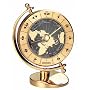 Seiko Desk and Table World Time Clock Solid Brass Case